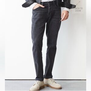 Todd Snyder Slim Fit Men's Black Wash Jeans Size 32X30.